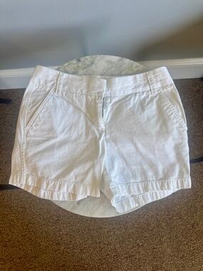 J.Crew White Chino Shorts